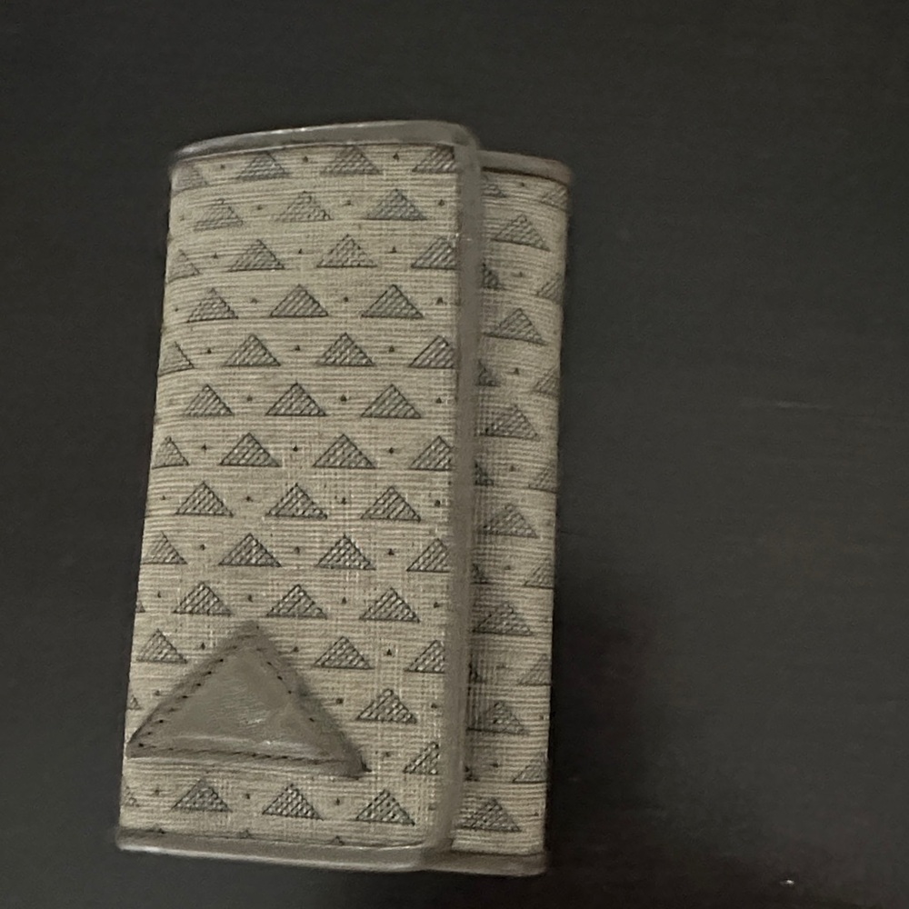 Liz Claiborne Gray Patterned Key Fob